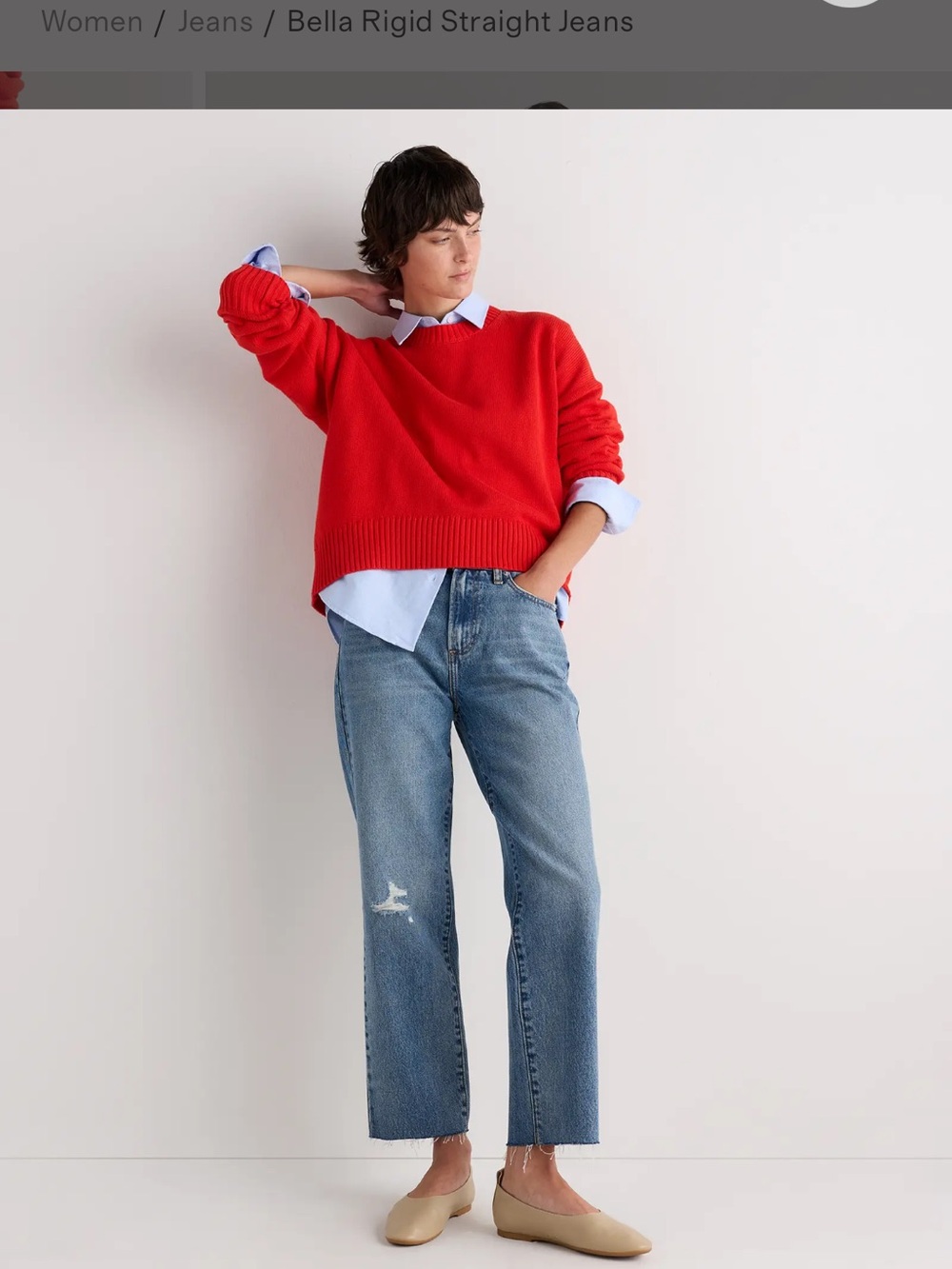Quince Bella Rigid Straight Jeans